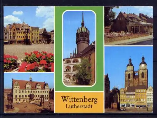 (5056) Wittenberg  - unbeschrieben / DDR Sachsen-Anhalt Cafe Rathaus Markt