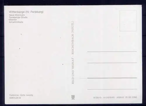 (5057) Wittenberge  - unbeschrieben / DDR Mecklenburg-Vorpommern Steintor Schwimmhalle