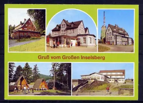 (5064) Inselsberg  - unbeschrieben / DDR Thüringen Gaststätte Jugendherberge Berggasthof