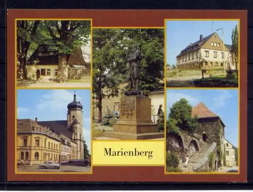 (5073) Marienberg  - unbeschrieben / DDR Sachsen Gaststätte Kirche