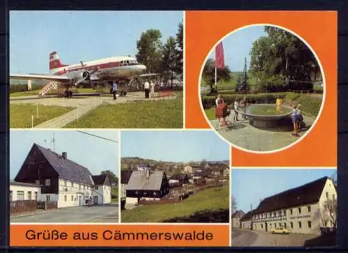 (5074) Cämmerswalde  - unbeschrieben / DDR Sachsen Gaststätte Park Schauflugzeug