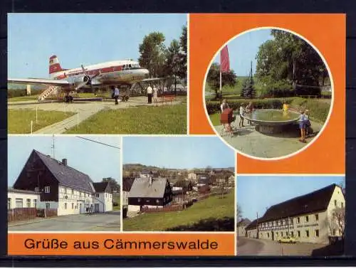 (5081) Cämmerswalde  - unbeschrieben / DDR Sachsen Gaststätte Park Schauflugzeug