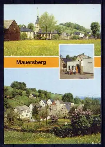 (5085) Mauersberg  - unbeschrieben / DDR Sachsen Museum Kirche