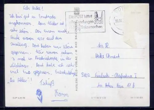 (5092) Inselsberg  - beschrieben / DDR Thüringen Winterstein Hotel