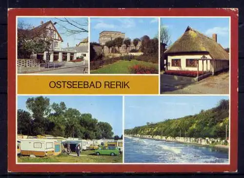 (5127) Rerik  - beschrieben / DDR Mecklenburg-Vorpommern Kurhaus Zeltplatz Strand 