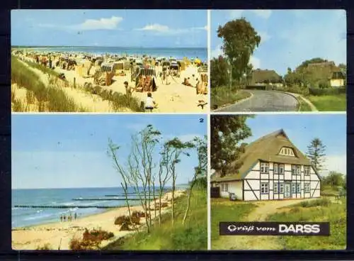 (5128) Prerow Wiek  - beschrieben / DDR Mecklenburg-Vorpommern Gruß vom Darß Zeltplatz Strand 