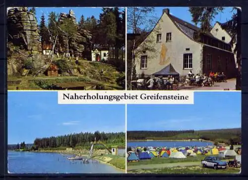 (5131) Ehrenfriedersdorf - beschrieben / DDR Sachsen Gaststätte Zeltplatz Freibad Greifensteine