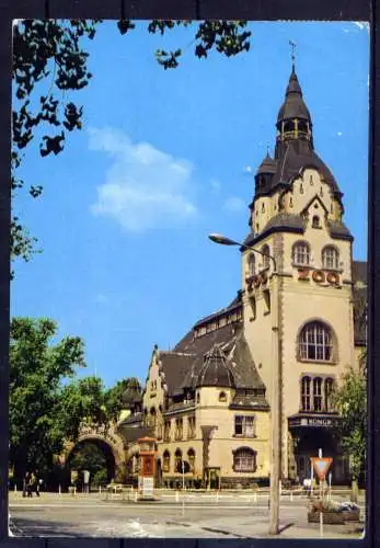 (5133) Leipzig  - beschrieben / DDR Sachsen Kongreßhalle Zoo