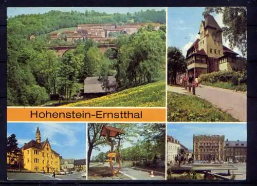 (5136) Hohenstein - Ernstthal  - beschrieben / DDR Sachsen Gaststätte Rathhaus Hotel Berggasthof