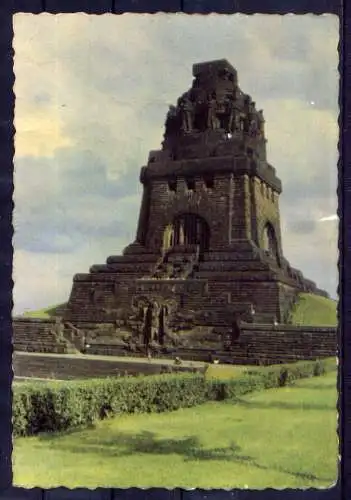 (5143) Leipzig  - beschrieben / DDR Sachsen Völkerschlachtdenkmal