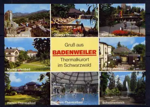 (5148) Badenweiler - unbeschrieben / Baden-Württemberg Thermalbad Burg Kurhaus