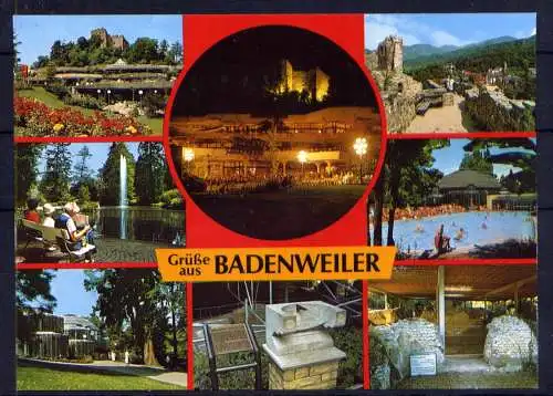 (5149) Badenweiler - unbeschrieben / Baden-Württemberg Thermalbad Burg Kurhaus