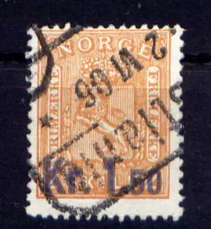 (1574) Norwegen Nr.63         O  gestempelt