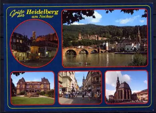 (5154) Heidelberg - unbeschrieben / Baden-Württemberg Schloß Kirche