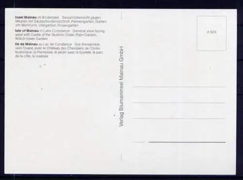 (5159) Insel Mainau - unbeschrieben / Baden-Württemberg Bodensee Schloß Palmengarten