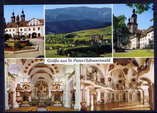 (5162) St.Peter - unbeschrieben / Baden-Württemberg Kloster Bibliothek