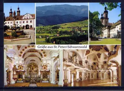 (5163) St.Peter - unbeschrieben / Baden-Württemberg Kloster Bibliothek