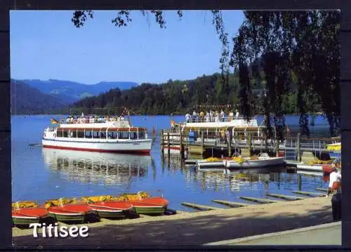 (5170) Titisee Schwarzwald - unbeschrieben / Baden-Württemberg Boote Hafen