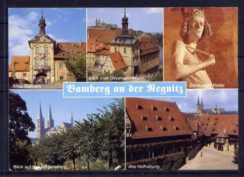 (5199) Bamberg - unbeschrieben / Bayern Kirche Rathaus