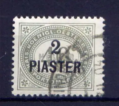 (4232) Österreich Post in der Levante Porto Nr.4        O  gestempelt