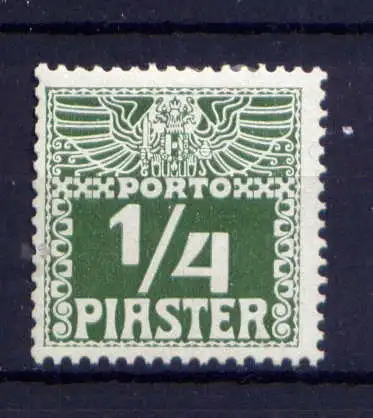 (4234) Österreich Post in der Levante Porto Nr.6        *  ungebraucht