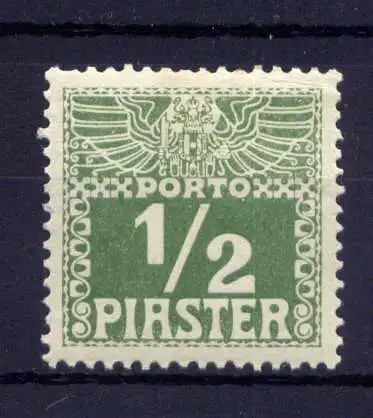 (4235) Österreich Post in der Levante Porto Nr.7        *  ungebraucht