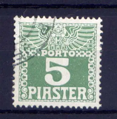 (4236) Österreich Post in der Levante Porto Nr.11        O  gestempelt