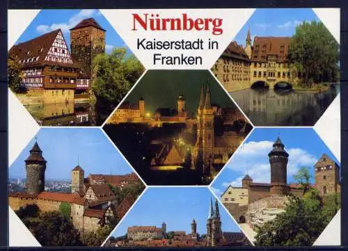 (5232) Nürnberg - unbeschrieben / Bayern Burg Kirche