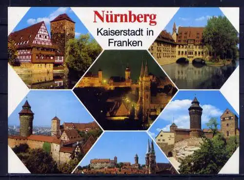 (5233) Nürnberg - unbeschrieben / Bayern Burg Kirche