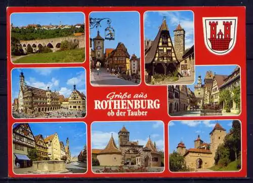 (5245) Rothenburg - unbeschrieben / Bayern Burg Wappen