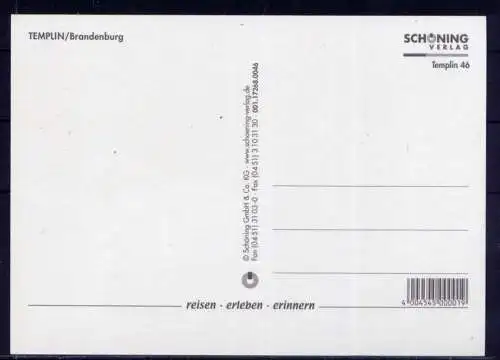 (5280) Templin - unbeschrieben / Brandenburg Wappen Rathaus