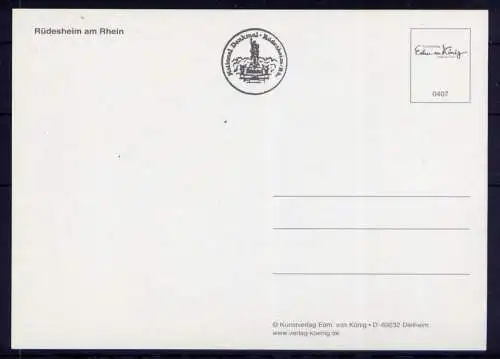 (5292) Rüdesheim - unbeschrieben / Hessen  Gaststätte Drahtseilbahn Burg