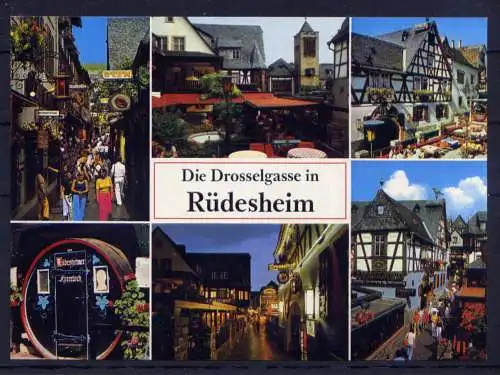 (5294) Rüdesheim - unbeschrieben / Hessen  Gaststätte Drosselgasse