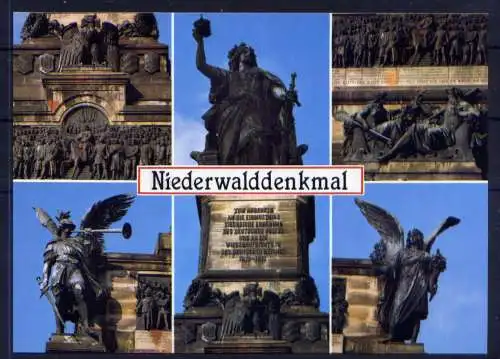 (5296) Rüdesheim - unbeschrieben / Hessen  Niederwalddenkmal