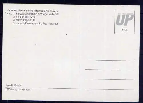 (5308) Peenemünde - unbeschrieben / Mecklenburg-Vorpommern  Raketenschiff Rakete