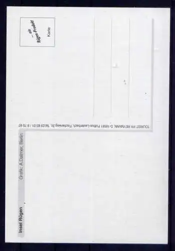 (5309) Rügen - unbeschrieben / Mecklenburg-Vorpommern  Karte Insel