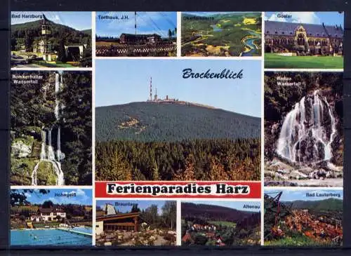 (5318) Harz  - unbeschrieben / Niedersachsen Goslar Braunlage  Bad Harzburg Wasserfall