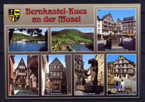 (5329) Bernkastel  - unbeschrieben / Rheinland-Pfalz Brunnen Fachwerk Markt Wappen