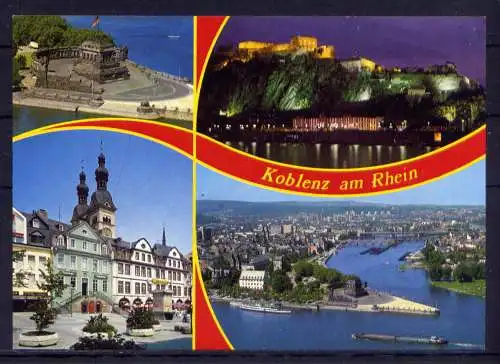 (5332) Koblenz  - unbeschrieben / Rheinland-Pfalz Burg Markt Rhein