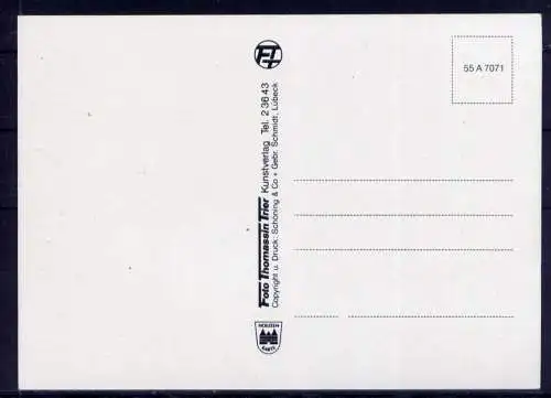 (5337) Trier  - unbeschrieben / Rheinland-Pfalz Burg Porta Nigra Markt Wappen