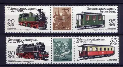 (32591) DDR Nr.2562/5 Streifen                     **  postfrisch