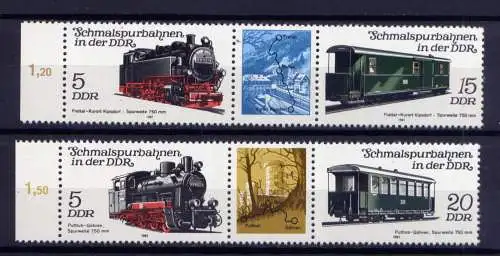 (32610) DDR Nr.2629/32 Streifen                     **  postfrisch