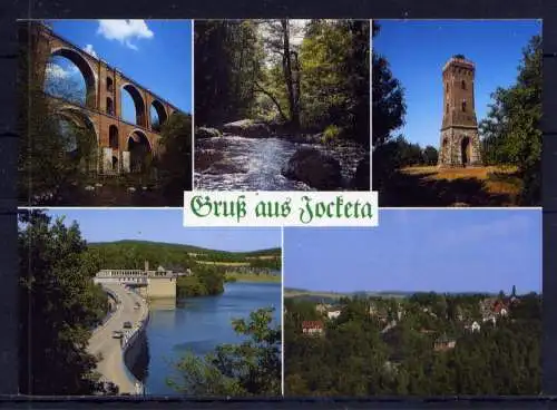 (5368) Jocketa  - unbeschrieben / Sachsen  Turm Brücke Talsperre