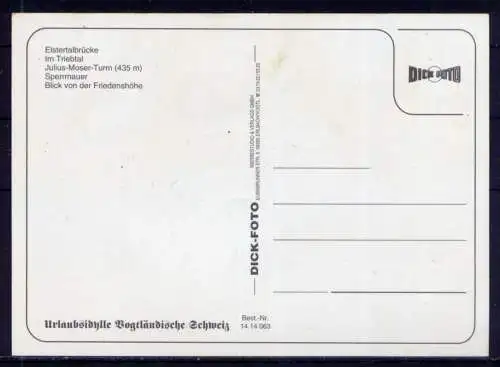 (5368) Jocketa  - unbeschrieben / Sachsen  Turm Brücke Talsperre