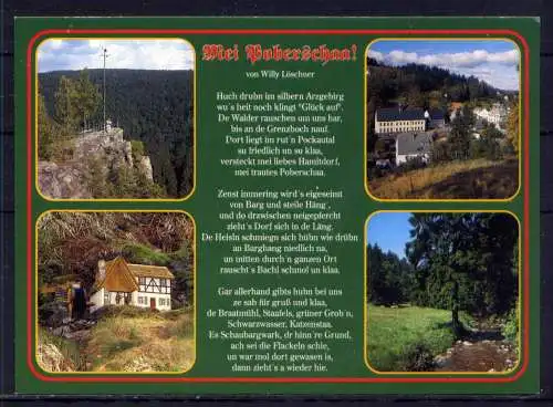 (5371) Pobershau  - unbeschrieben / Sachsen  Gedicht Willy Löschner