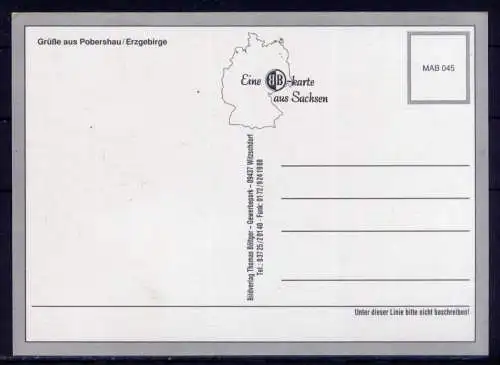 (5371) Pobershau  - unbeschrieben / Sachsen  Gedicht Willy Löschner
