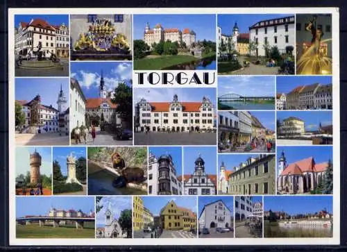 (5374) Torgau  - unbeschrieben / Sachsen  Wasserturm Kirche Schloß