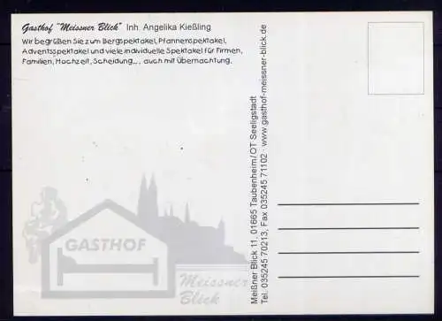 (5377) Taubenheim  - unbeschrieben / Sachsen  Gaststätte Meissner Blick