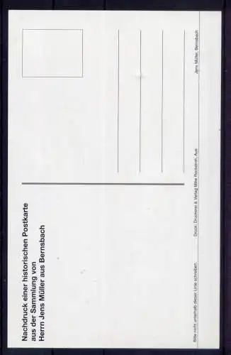 (5382) Bernsbach  - unbeschrieben / Sachsen  Spiegelwaldlied Nachdruck