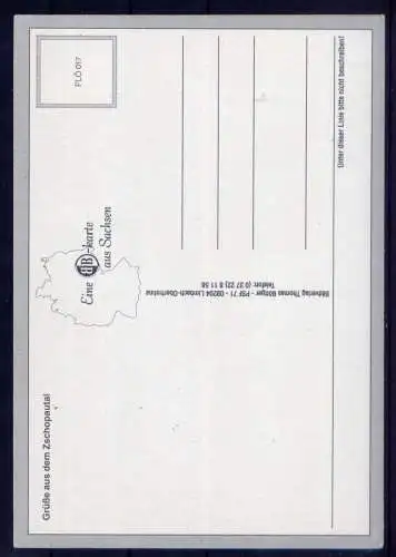 (5386) Zschopautal  - unbeschrieben / Sachsen  Burg Kriebstein Sachsenburg Lichtenwalde Augustusburg Karte